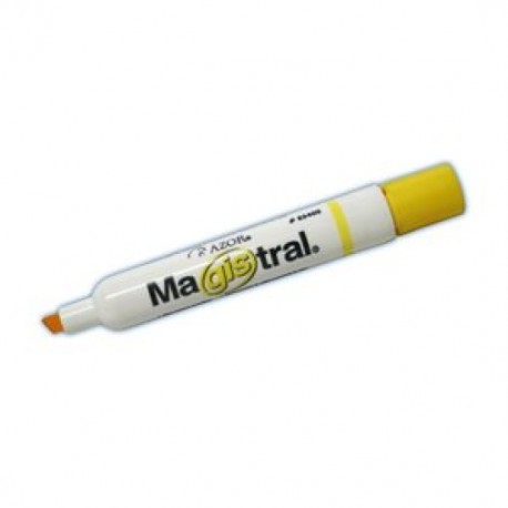 Marcador Magistral amarillo p/pizarrón blanco plástico