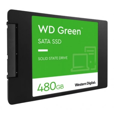 Unidad de Estado Solido 480GB Western Digital Green G3 2.5" SATAIII, WDS480G3G0A