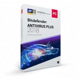 Antivirus Bitdefender 2018 Plus 1 año 10 usuarios, TMBD-404