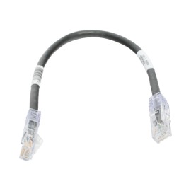 Cable de Parcheo TX6 UTP CAT6 Panduit UTPSP1BLY 24 AWG, CM/LSZH, Color Negro, 1FT