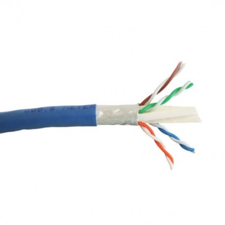 Bobina cable UTP Categoría 6A Belden 10GXS12 Riser 23AWG azul 305 metros, 10GXS12 0061000