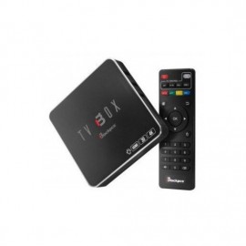 TV Box Blackpcs 4K/ 3D /Wifi/ Red/ Control Negro, EO104K-BL