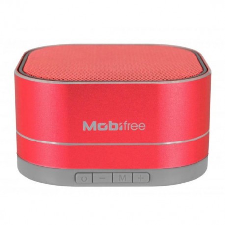 Mini Bocina ACTECK URBAN KAOS portátil/Bluetooth/MicroSD, color coral, MB-916424