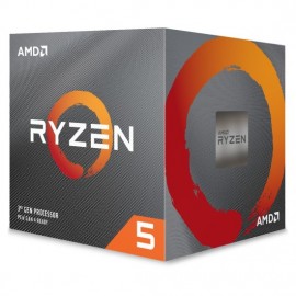 Procesador AMD Ryzen 5 3600X socket AM4 6CORE / 3.8GHZ / 95W / WRAITH SPIRE FAN, 100-100000022BOX