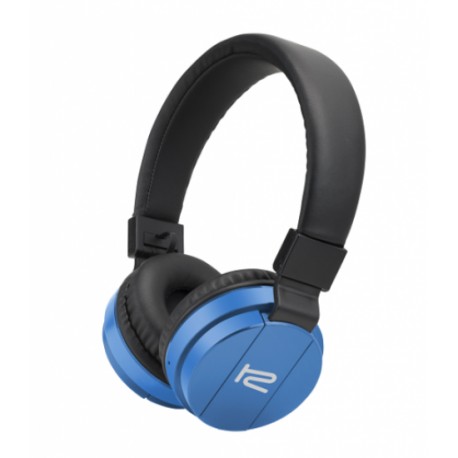 Audífonos estéreo con micrófono Bluetooth KHS-620BL azul