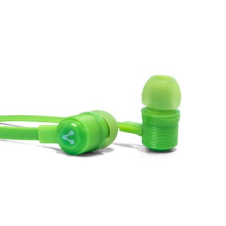 Audífono c/micrófono Vorago EP-204 color verde