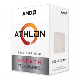 Procesador AMD Athlon 3000G Socket AM4/ 35W/ 3.5GHZ/ Vega 3 Graphics/ con Ventilador, YD3000C6FBBOX
