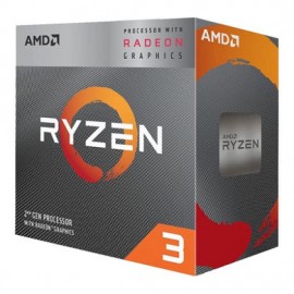 Procesador AMD APU Ryzen 3 3200G socket AM4 4core 3.5GHZ, 65W GRAF.RXVEGA11 con fan spire, YD3200C5FHBOX