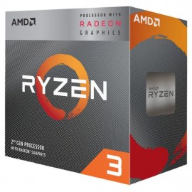 Procesador AMD Ryzen 3 3200G Socket AM4 4CORE 3.6GHZ, 65W GRAF.RXVEGA8 con fan wraith thermal, YD320GC5FIBOX