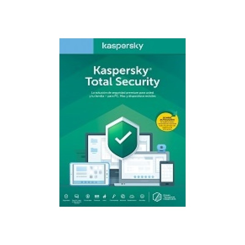Kaspersky Total Security 10 Dispositivos 3 Años Descarga Digital,  KL1949ZDKTS