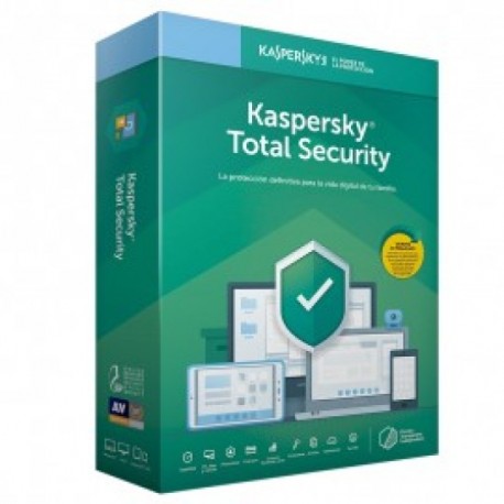 Antivirus Kaspersky Total Security 5 usuarios 1año, TMKS-181