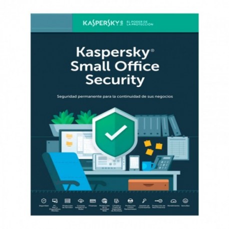 Antivirus Kaspersky Small Office Security V7, 15 usuarios, 1 año, Windows / MAC / Android, KL4541ZDMFS