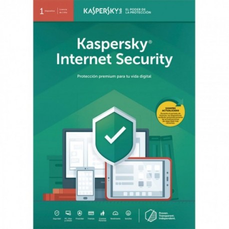 Antivirus Kaspersky ESD Internet Security 2019 1 usuario 1 año