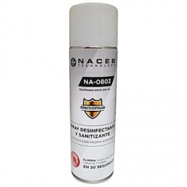 Spray desinfectante y sanitizante multiusos Naceb Technology NA-0803, 600ml