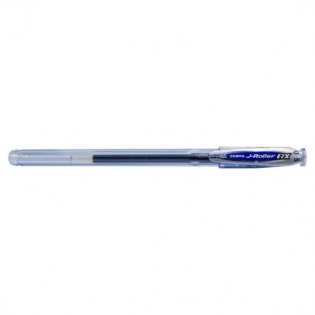 Bolígrafo Zebra Gel J-Roller RX fino .5mm azul caja con 12 piezas, 8601